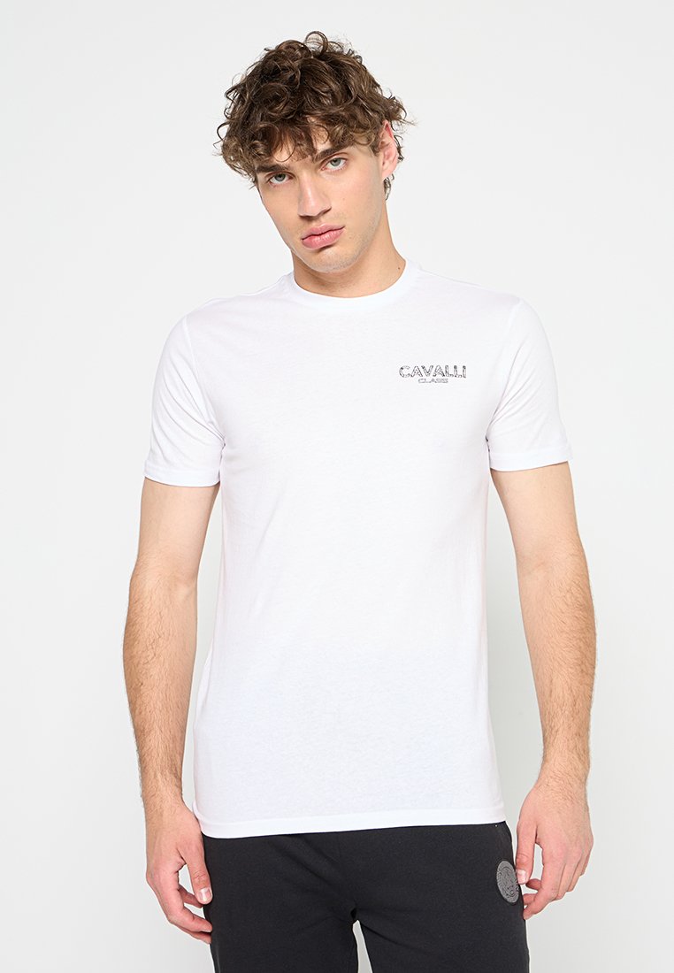 Cavalli Class T-shirt basic wit Cavalli Class T-shirt basic wit