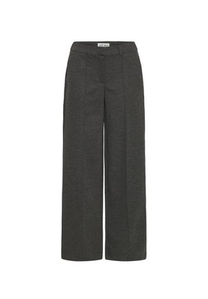 OFFICE LONG WIDE  - Pantaloni - dark grey melange