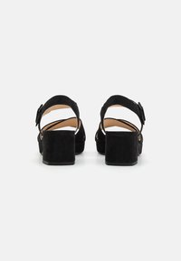 Gabor Comfort Sandalen met plateauzool - schwarz
