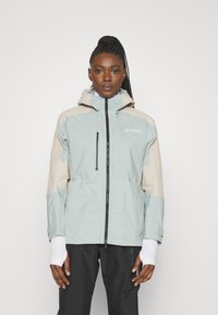 adidas Terrex TERREX XPLORIC RAIN.RDY - Hardshell jacket - silver/beige