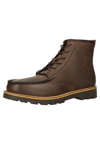 camel active Lace-up ankle boots - dark brown c