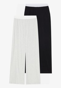 Even&Odd 2 PACK - Donji dio pidžame - black/light grey