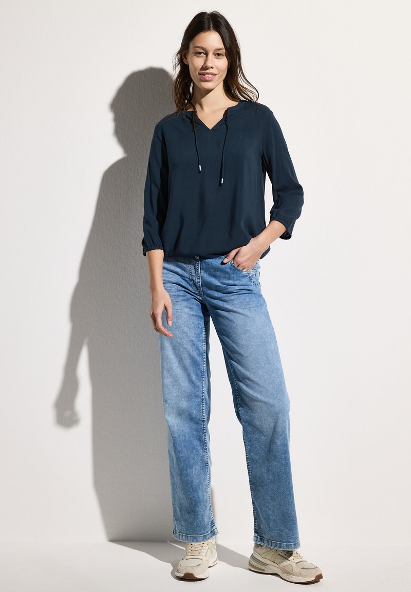 Cecil IN UNI Blouse blau/bleu gris ZALANDO