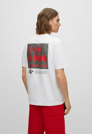 RACING - Print T-shirt - whitezero