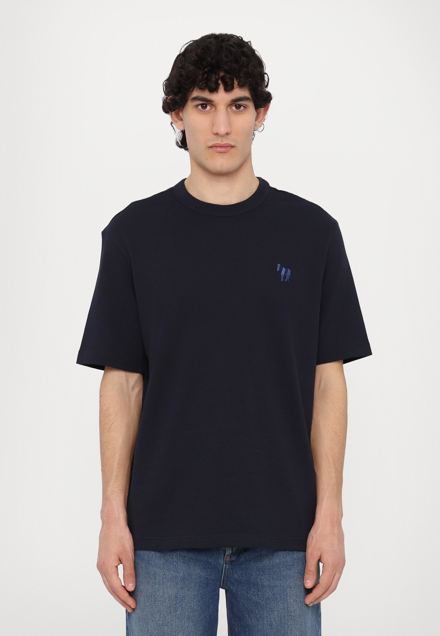 PS Paul Smith ZEBRA SHADOW - Basic T-shirt - very dark navy