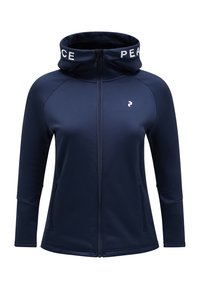 W RIDER ZIP HOOD - Flísová bunda - dunkelblau