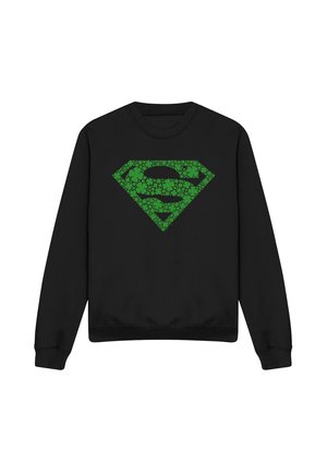 Warner Brothers, SUPERMAN ST. PATRICK'S DAY SHAMROCK LOGO - Sweatshirt - black