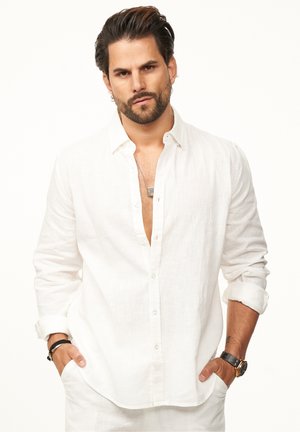 LANGARM - Hemd - white