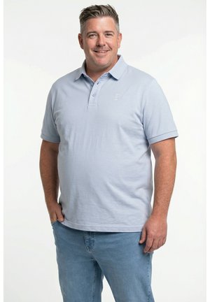 FLAME CHEST PRINT SHORT SLEEVE - Polo - ice blue