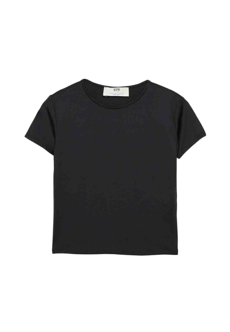 Stradivarius T-shirt basic zwart