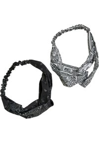 Urban Classics BANDANA PRINT  2-PACK - Haar-Styling-Accessoires - black white