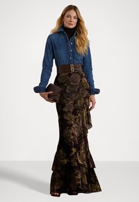 Lauren Ralph Lauren CLASSIC FIT DENIM SHIRT - Blusa - harvest wash