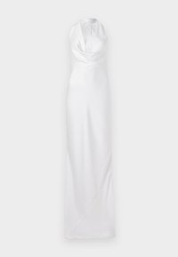 HALTER DRAPE BIAS GOWN - Vestido de cóctel - snow white