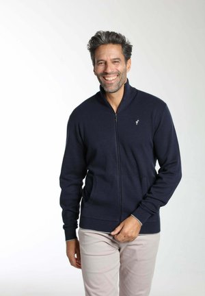 COL CAMIONNEUR EN  - Sweat zippé - marine