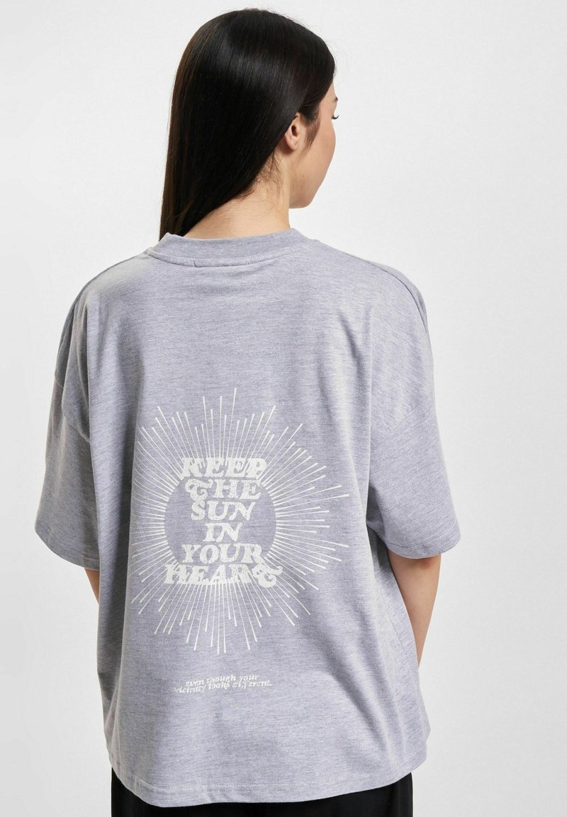 Pegador T-shirts med print - grey melange