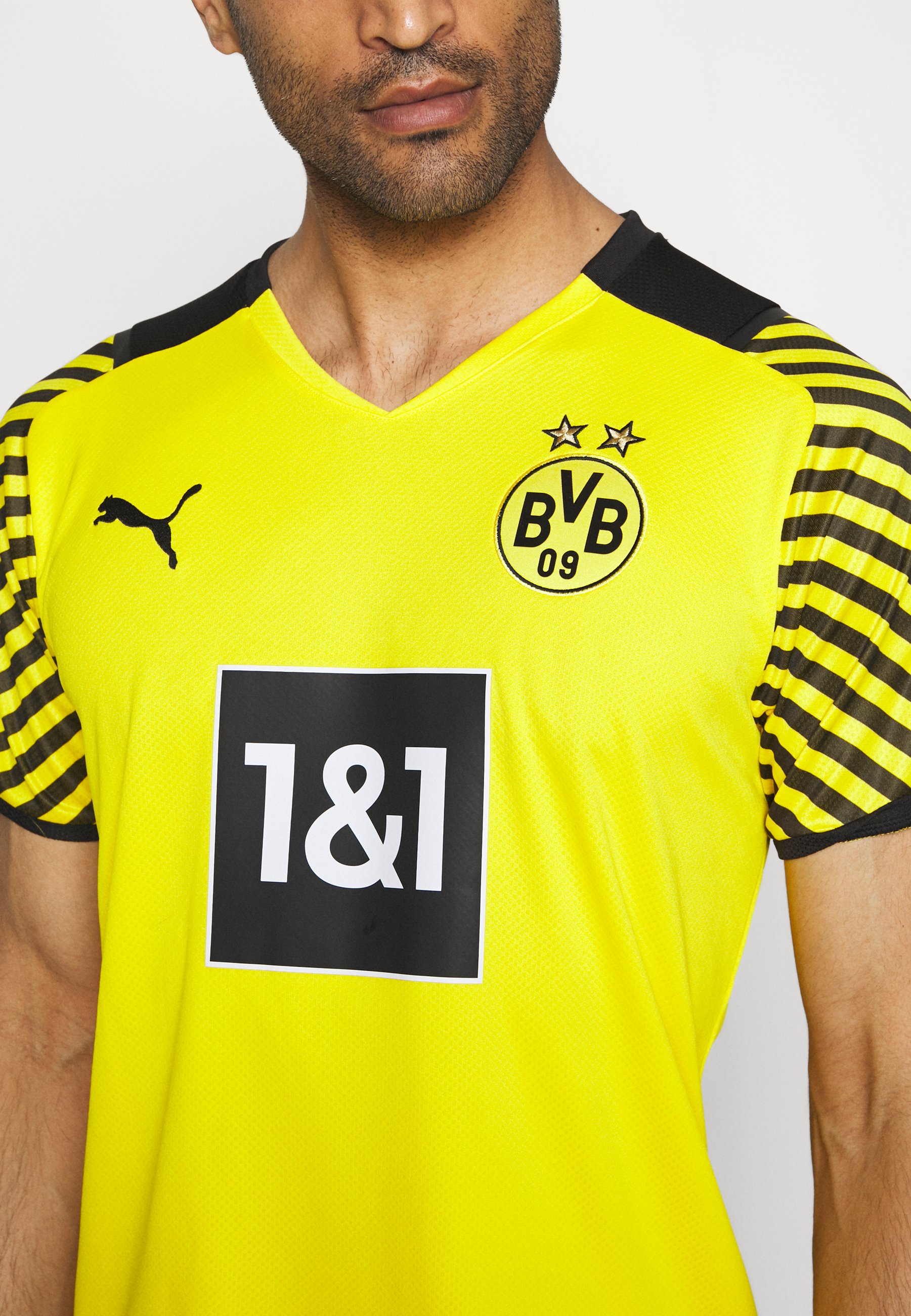 Puma BVB BORUSSIA DORTMUND HOME REPLICA - Equipación de clubes - cyber  yellow/black/amarillo - Zalando.es