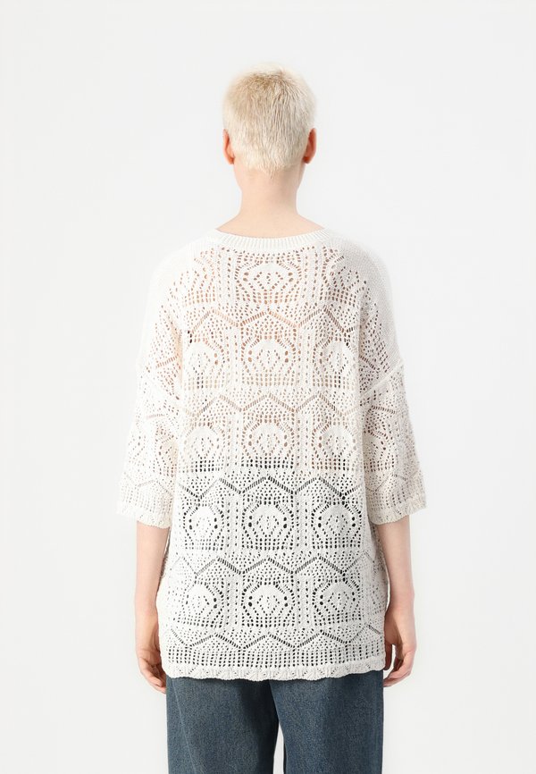 ONLBEA LIFE LOOSE O NECK - Jumper - cloud dancer4