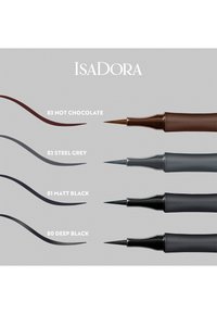 IsaDora FLEX TIP EYELINER - Eyeliner - hot chocolate
