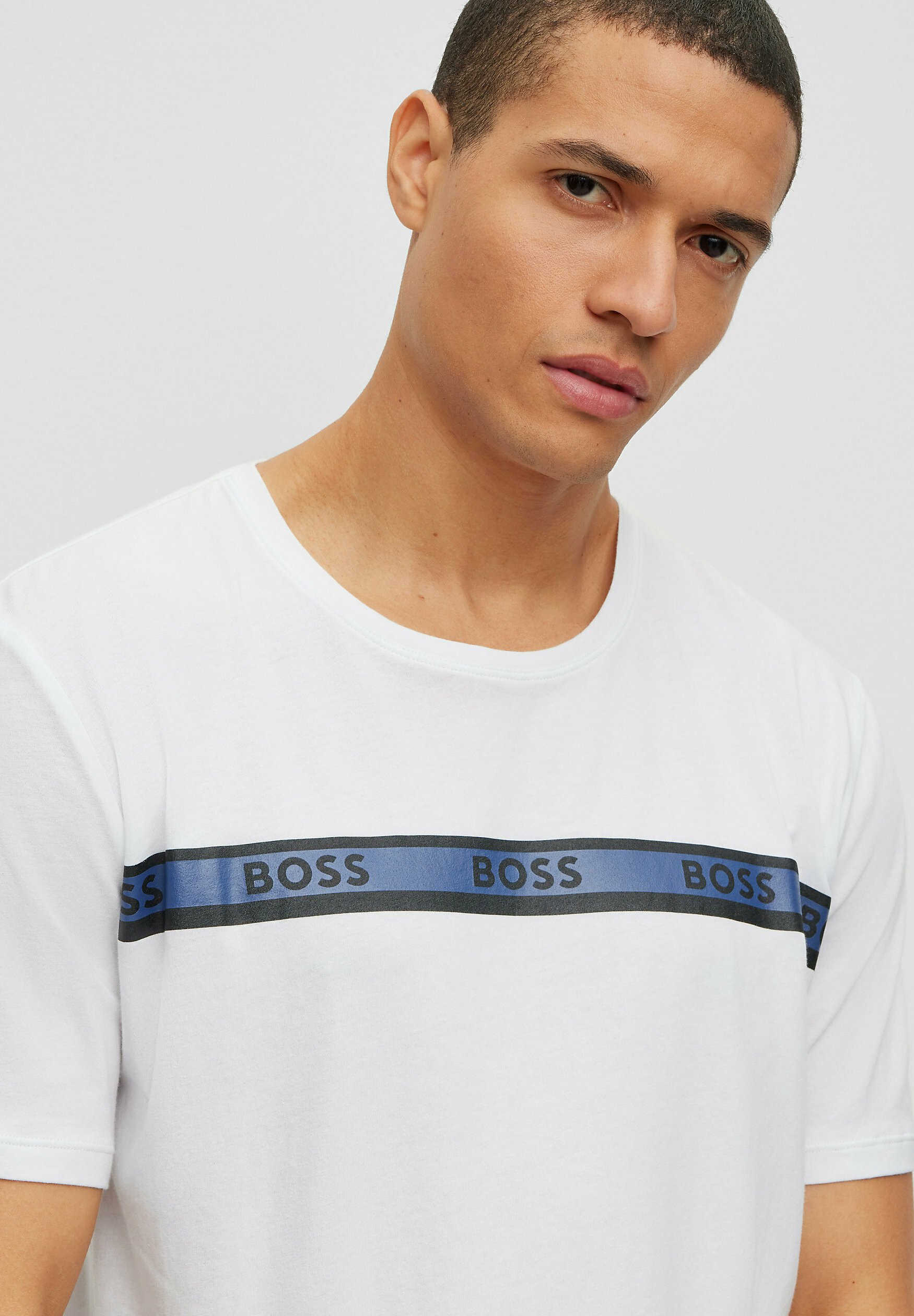 BOSS Herren Balance RN Pyjama-T-Shirt – Bequem, Lässig, Perfekt Für Zu Hause