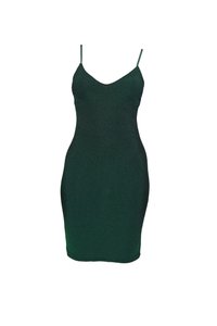 Vestido de malha - forest green