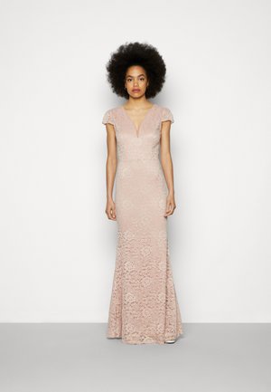 WGXZL WEDDING - SASHA LACE MIDI DRESS - Galajurk - blush pink