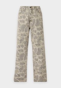 LANDON PANT - Straight leg jeans - grey/black