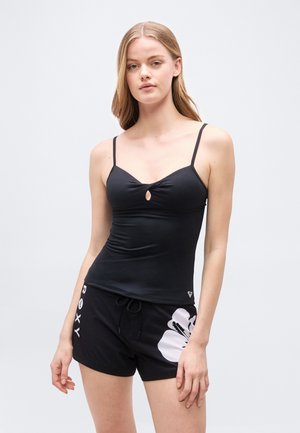 ESSENTIALS TANKINI - Bikini felső - anthracite
