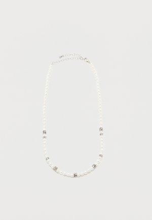 DCN250513L-062 - Colier - silver-coloured/ white