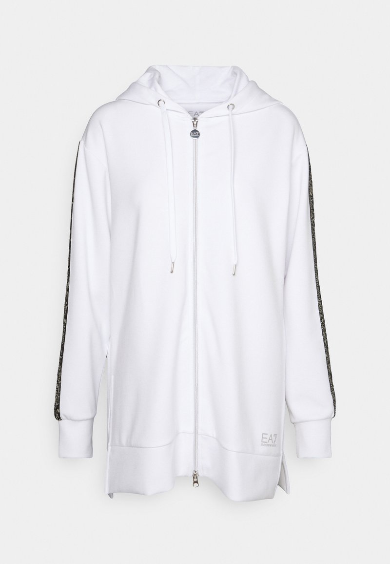 EA7 Emporio Armani Sweater met rits wit EA7 Emporio Armani Sweater met rits wit