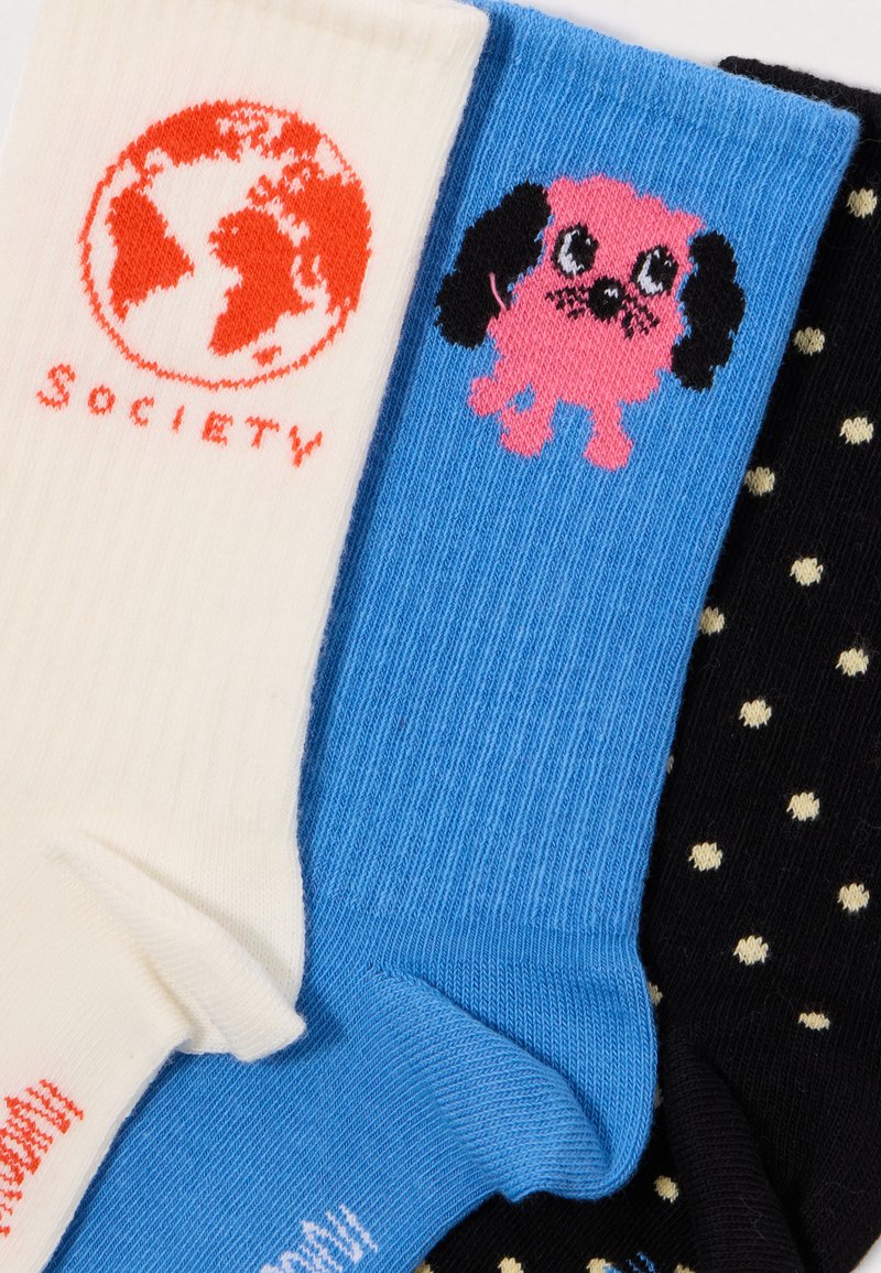Mini Rodini DOGGIE PACK SOCKS UNISEX Calze multi-coloured