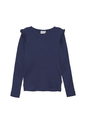 LS  - Top s dlouhým rukávem - dark navy