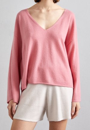 Pullover - mottled pink