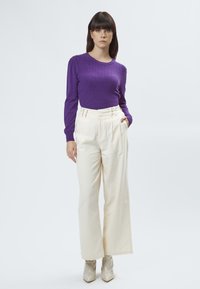 INFLUENCER FANCY - Strickpullover - purple