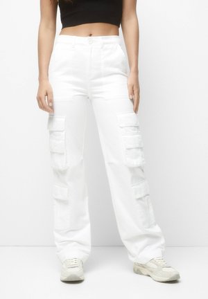 Pantalon cargo - white