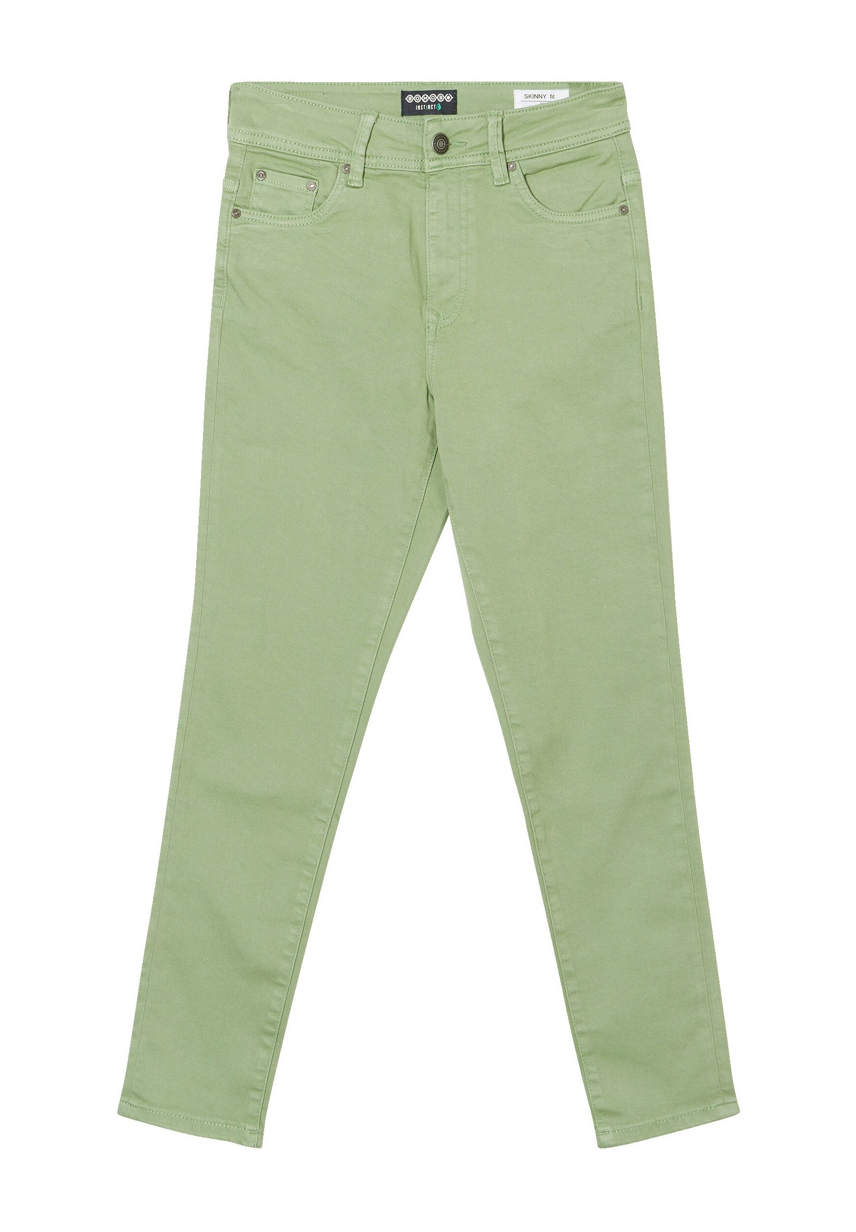Jean Femme Bonobo Jeans Exell Etat - Vert Foncé Tencel - Taille 34 (US 24) - Occasion Très Bon État