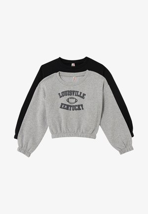 CROPPED FIT - Sweater - black