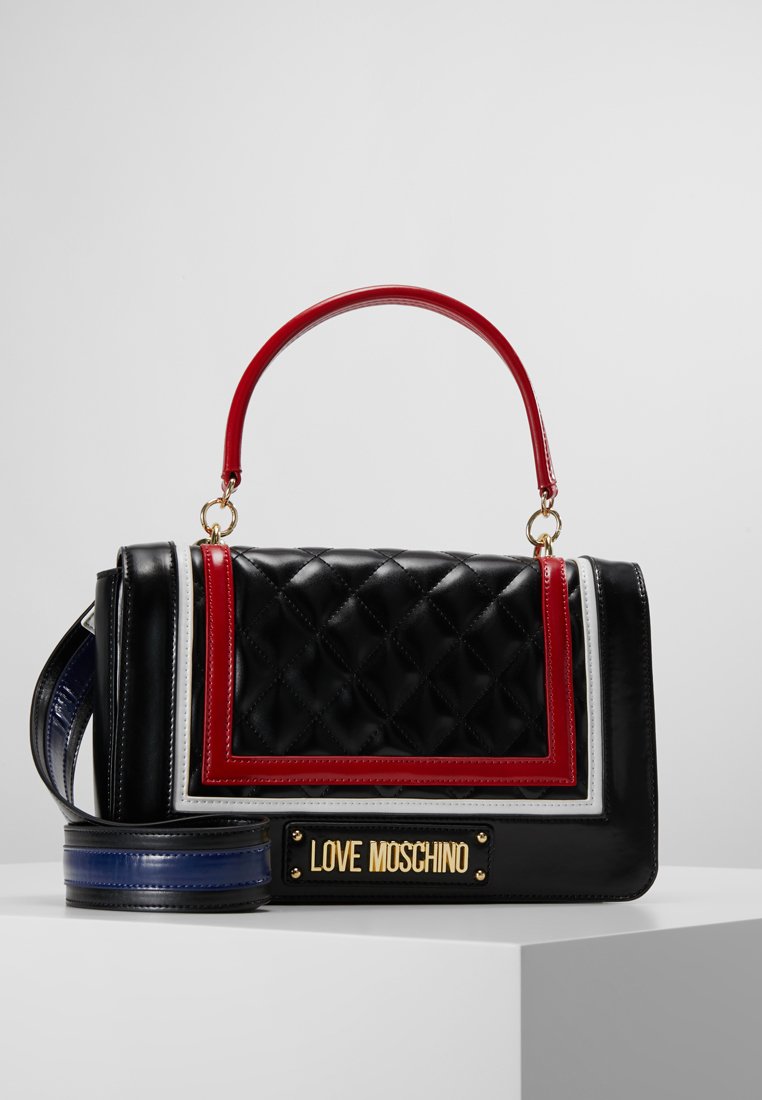 love moschino quilted soft shoulder bag