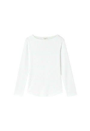 Stradivarius, BOAT NECK 3/4 SLEEVE T-SHIRT - T-shirt à manches longues - beige