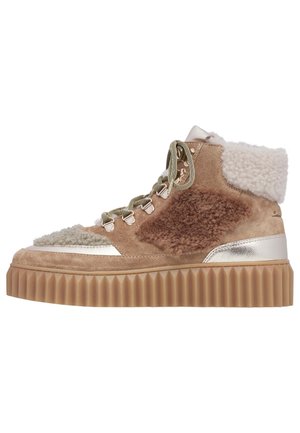 Sneakers hoog - braun