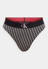 HIGH WAIST BIKINI - CK GRAPHIC - Σλιπ - black