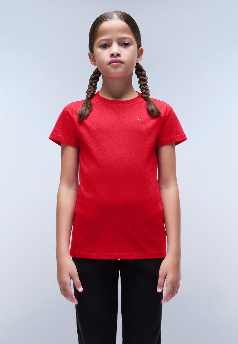 Napapijri SALIS UNISEX - Paprasti marškinėliai - red goji