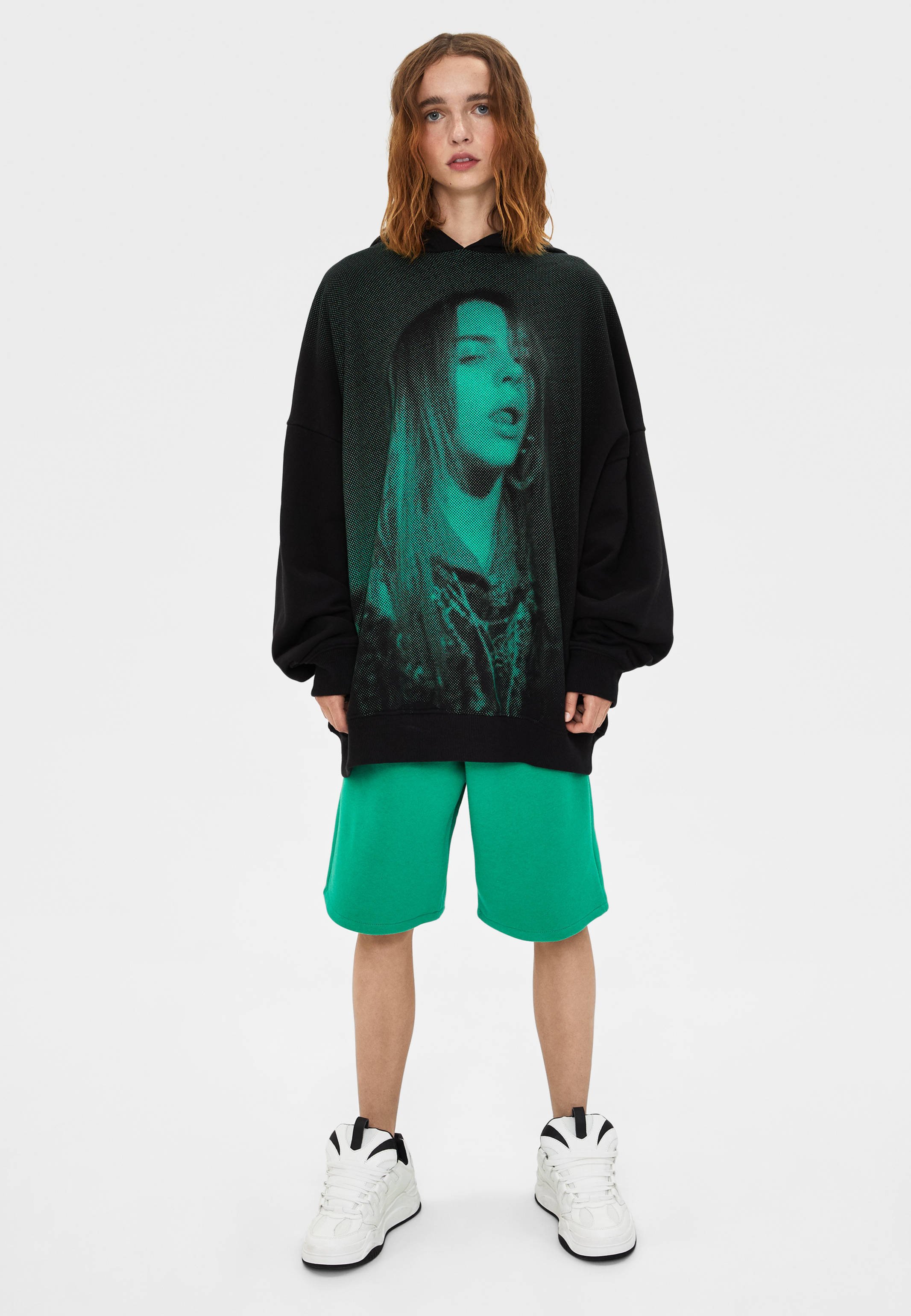 billie eilish bershka hoodie