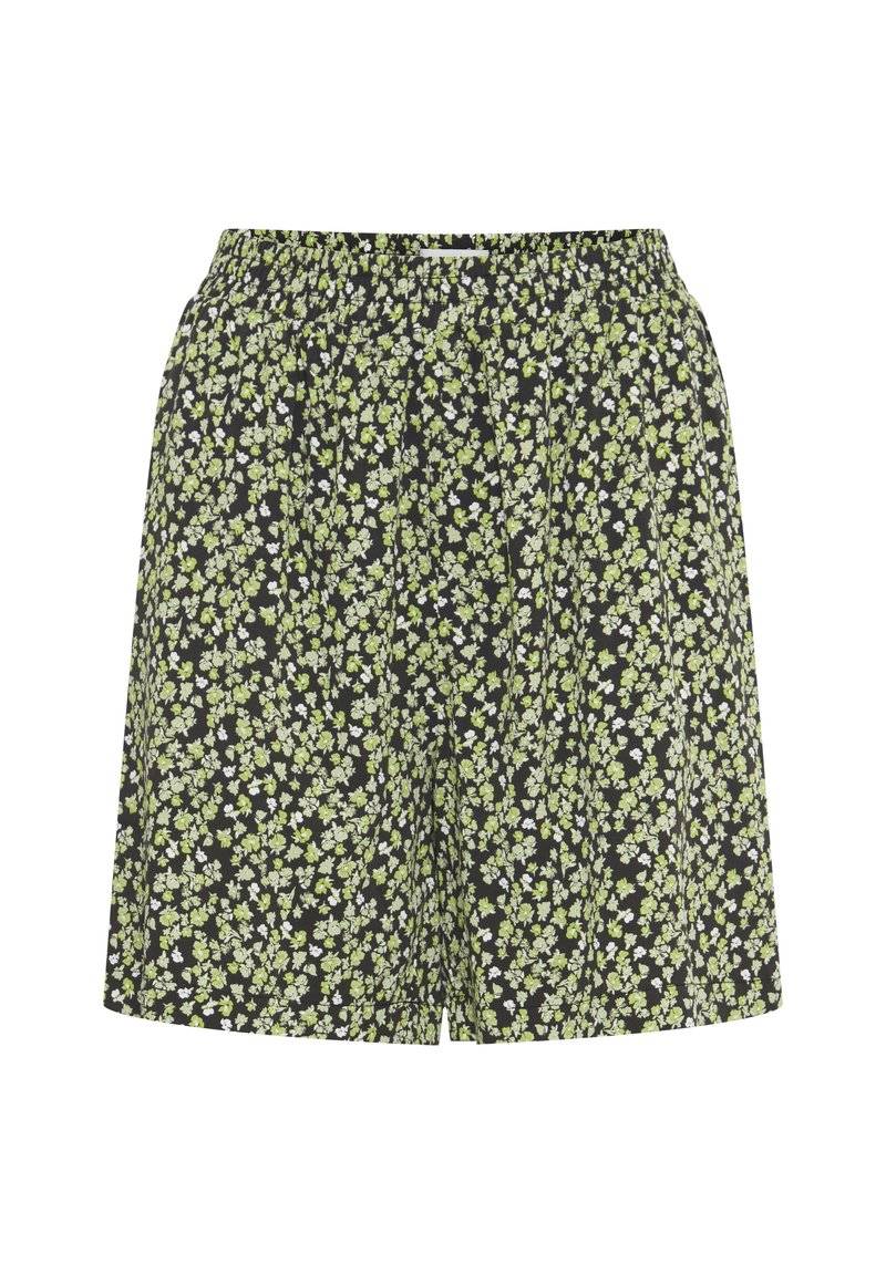 ICHI IHAYA SHO - Short - sprucestone flower aop/vert sapin - ZALANDO.FR