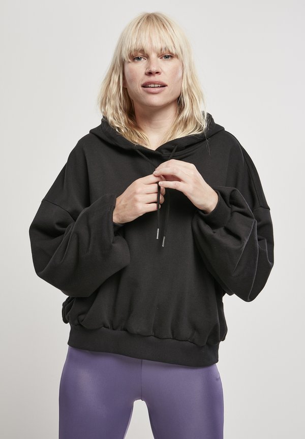 OVERSIZED - Kapuzenpullover - schwarz