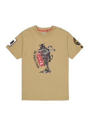 Alpha Industries, ALPHA INDUSTRIES MEN - T-SHIRTS BLACK DEVILS T-SHIRT - T-Shirt print - light olive