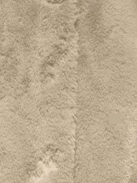 Beige soft and fluffy textured fabric with dense, short pile fibers evenly covering the surface.