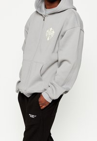 Multiply Apparel Sudadera con cremallera - dark grey