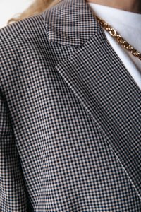 Colourful Rebel MIMMI CHECK SINGLE BREASTED - Blejzer - dark brown