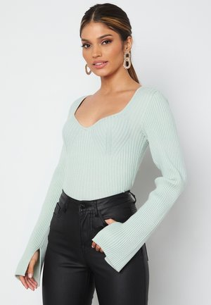 KNITTED TOP - Svetr - green