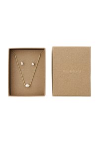 Pilgrim ALAYAH NECKLACE & STUD EARRINGS SET - Naušnice - gold-coloured